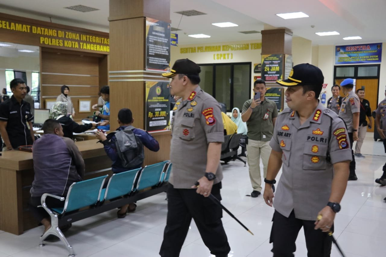 Kapolda Banten Kunjungi Mapolresta Tangerang Jaga Soliditas