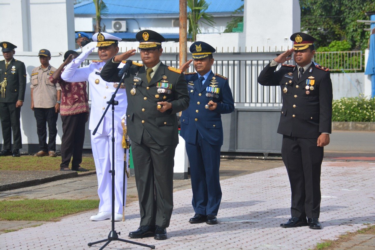 Danrem 174/ATW Pimpin Ziarah Nasional HUT ke-77 TNI