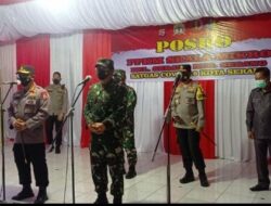 Panglima TNI Kapolri dan Kepala BNPB Kunjungi Posko PPKM Mikro di Serang