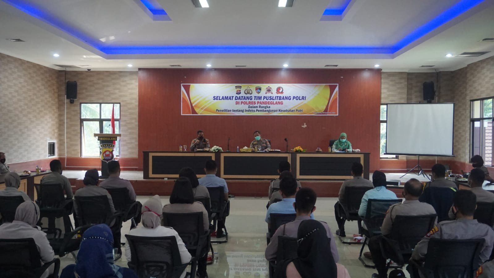 Puslitbang Polri Teliti Indeks Pembangunan Kesehatan di Polres Pandeglang