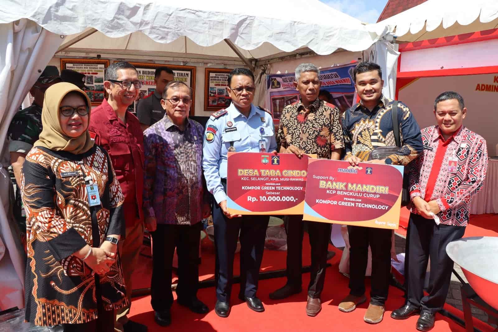 Kompor Oli Bekas Lapas Kelas IIA Curup Pertama di Indonesia yang Tersertifikasi