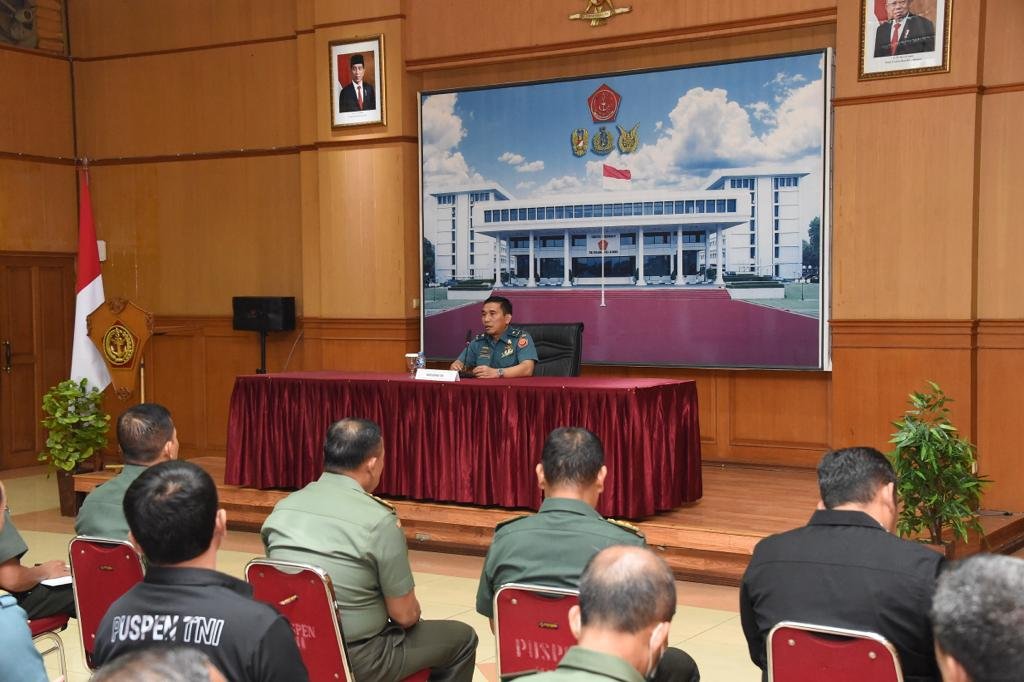 Kapuspen TNI Awali Tugas dengan Entry Briefing untuk Anggota Puspen