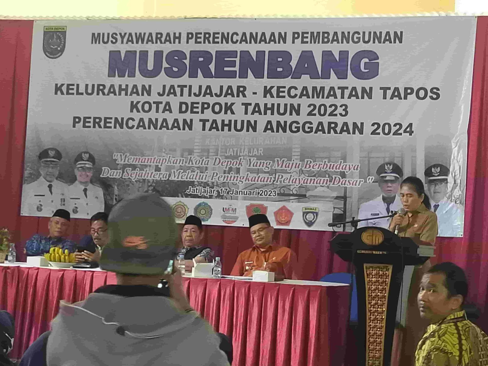 Musrenbang Jatijajar: Kontribusi Pajak Kecamatan Tapos Tembus 100 Persen