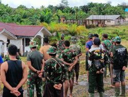 Pembangunan 8 Rumah TMMD di Kawagit Boven Digoel Berjalan Lancar Sesuai Rencana