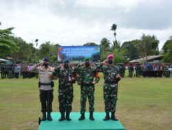 Danrem 174 Merauke Pimpin Apel Kesiapan Pengamanan Kunjungan VVIP RI-1