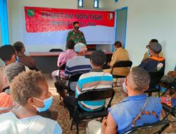 TNI Manunggal Membangun Desa Sosialisasikan Bela Negara