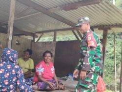 Babinsa Koramil 1710-04/Tembagapura Jaga Komunikasi Lewat Komsos dengan Masyarakat