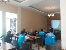 Rapat Bulanan SPN di Aula Rumah Makan Tetap Patuhi Prokes