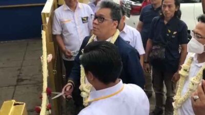 Ketua Umum Partai Garuda Ridha Sabana Resmikan Gedung DPD Banten