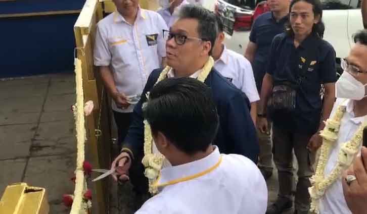 Ketua Umum Partai Garuda Ridha Sabana Resmikan Gedung DPD Banten