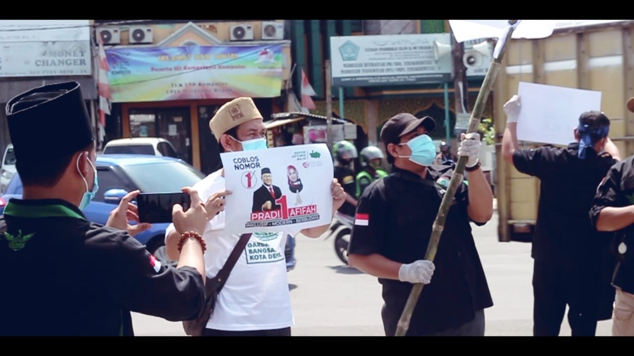 Sayap Muda PKB Turun ke Jalan All-Out Dukung Pradi-Afifah