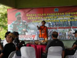 Gowes Sejarah dan Bakti Sosial Korem 072/Pamungkas di Goa Selarong