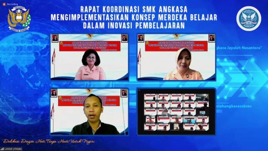 Koordinasi SMK Angkasa Terapkan Konsep Merdeka Belajar di Inovasi Pembelajaran