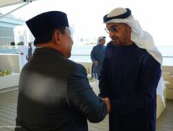 Prabowo Kunjungi Abu Dhabi atas Undangan Presiden UEA Mohamed bin Zayed