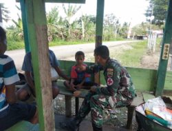 Yonif 126/KC Layani Kesehatan Masyarakat