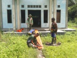 Satgas Yonif 126/KC Bantu Renovasi Gereja, Bawa Kebaikan untuk Warga