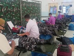 Marinir TNI AL Gelar Donor Plasma Konvalescent untuk Bantu Pasien Covid