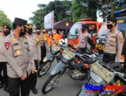 Kapolda Banten Inspeksi Kesiapan Personel Penanggulangan Bencana di Lebak