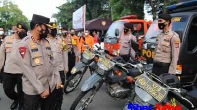 Kapolda Banten Inspeksi Kesiapan Personel Penanggulangan Bencana di Lebak