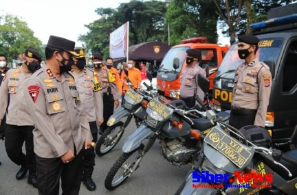 Kapolda Banten Inspeksi Kesiapan Personel Penanggulangan Bencana di Lebak