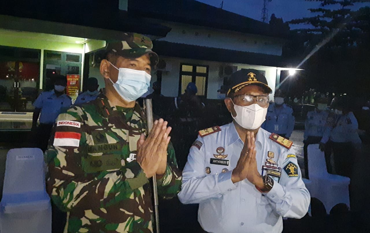 Danrem 174 Merauje Terima Kunjungan Kerja Kepala Kanwil Kemenkumham Papua