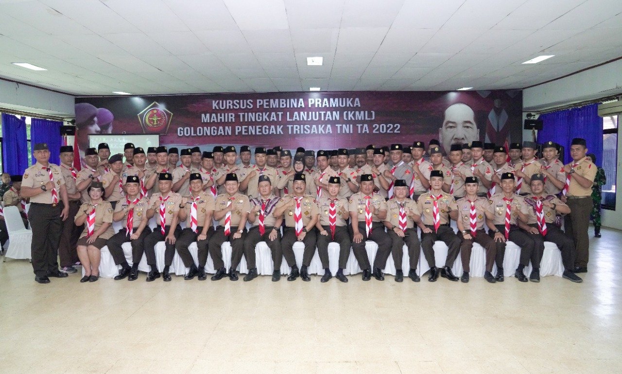 Panglima TNI Aster Buka Kursus Pembina Pramuka Trisaka TNI