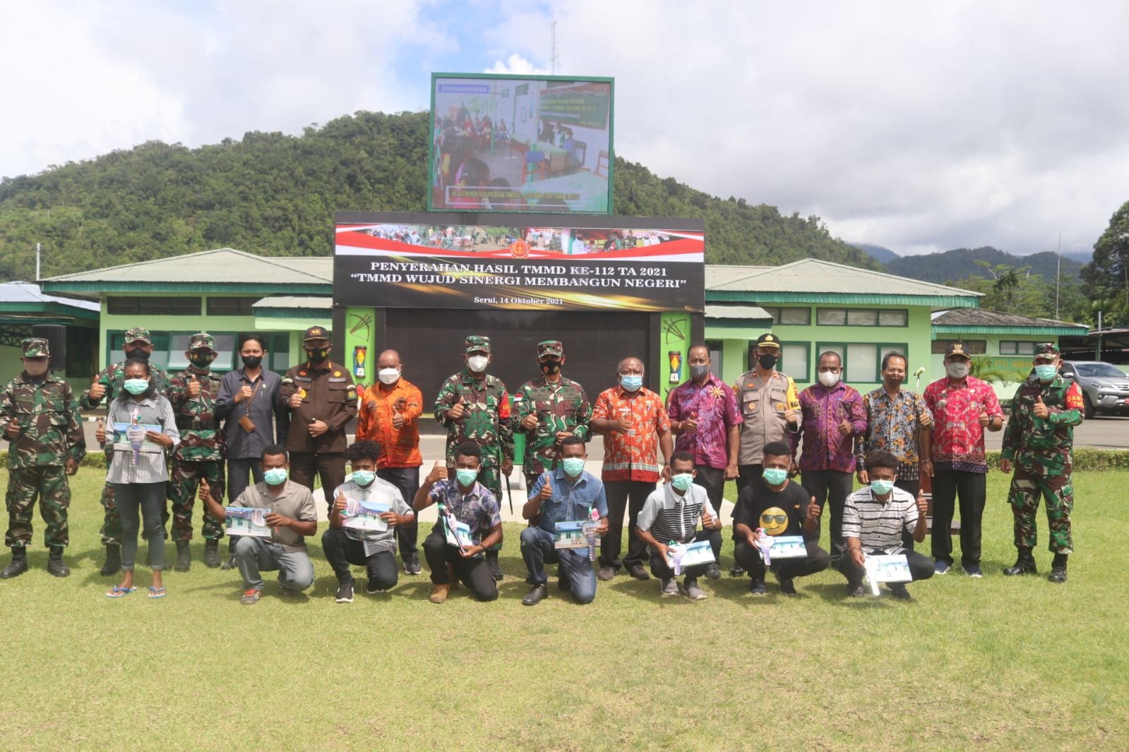 TMMD Ke-112 Kodam XVII/Cenderawasih Tuntas Tepat Waktu dan Resmi Ditutup