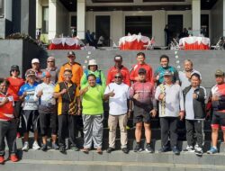 HUT Korpri Ke-51 Meriahkan Anggota Korem 174/ATW dengan Jalan dan Sepeda Santai
