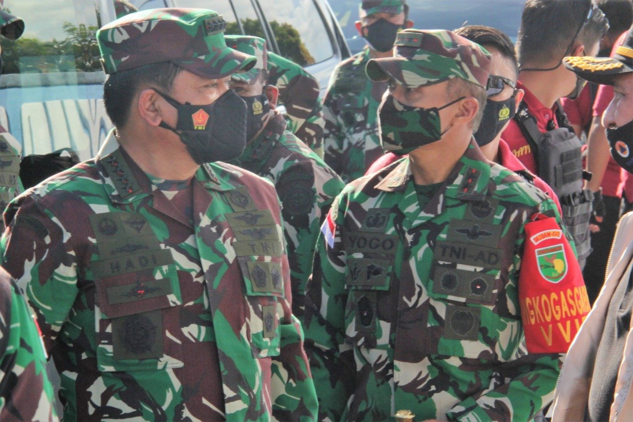 Panglima TNI Tinjau Pengamanan PON XX Didampingi Pangdam XVII/Cenderawasih