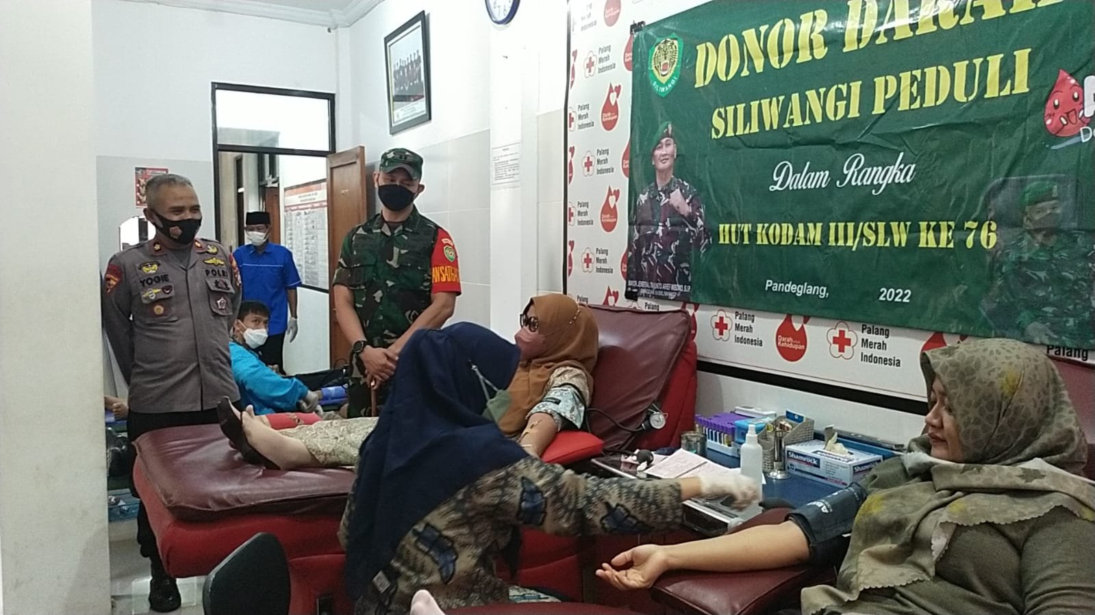 Kodim 0601 Pandeglang Gelar Baksos Sambut HUT ke-76 Kodam III Siliwangi