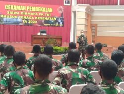 164 Siswa Dikma PA PK TNI Kesehatan Terima Pembekalan