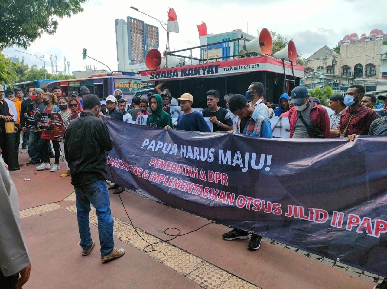 Mahasiswa Papua Tuntut Pemerintah Sahkan RUU DOB dan Otsus Jilid II