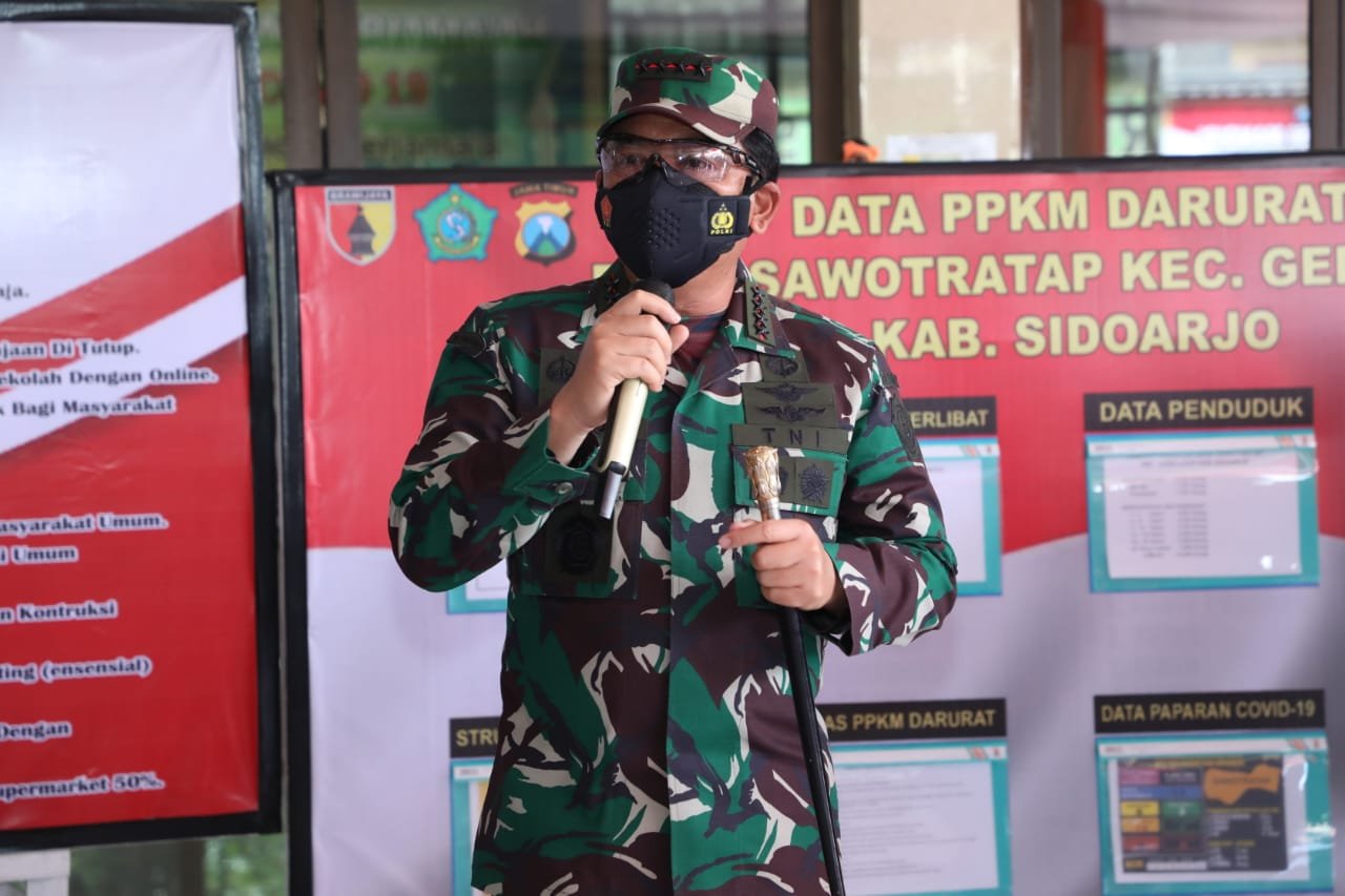 Panglima TNI Sebut PPKM Strategi Putus Rantai Penularan Covid-19