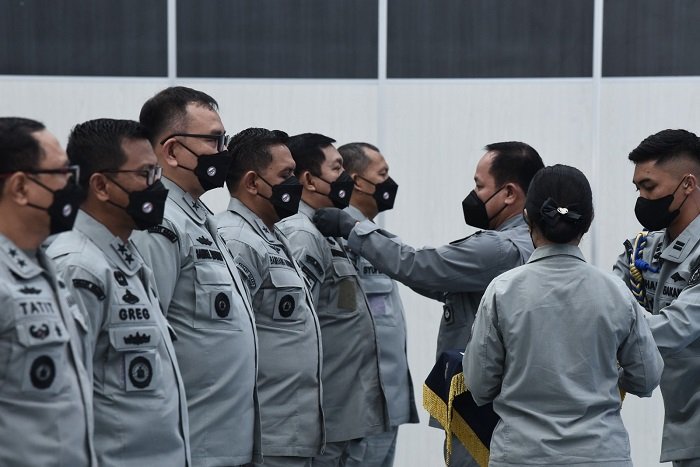 Bakamla RI Gelar Upacara Kenkat, Pengukuhan dan Sertijab Pimpinan