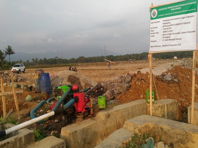 Pembangunan Irigasi Diduga Kuat Terindikasi Korupsi