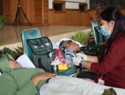 Korem 174/ATW Sumbangkan 124 Kantong Darah untuk Bantu Masyarakat Merauke