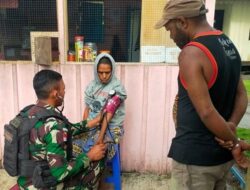 Satgas Yonif Raider 142/KJ Selalu Hadir Saat Masyarakat Membutuhkan