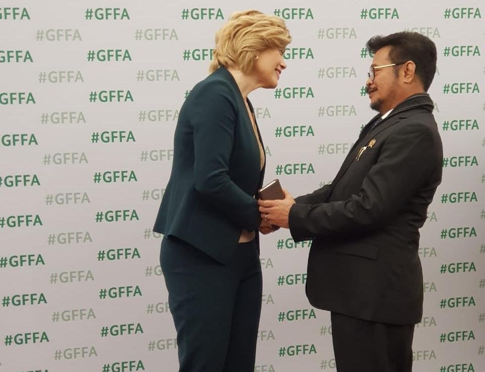 SYL Sampaikan Tiga Misi Pangan Indonesia di Forum Mentan Sedunia