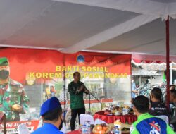 Gowes Baksos Korem 072/Pamungkas di Pantai Samas Bantul