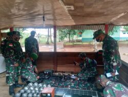 Tim Rikmat Kolakops Korem 174 Periksa Inventaris Pos Satgas Pamtas Yonif 125/SMB Jelang Purna Tugas