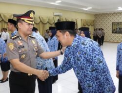 Karo SDM Polda Banten Pimpin Upacara Sumpah Janji CPNS Jadi PNS