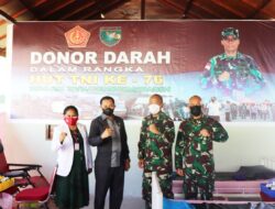 Jelang HUT TNI ke-76, Kodam XVII/Cenderawasih Gelar Donor Darah