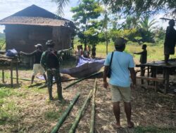 Kepedulian Satgas Yonif 143/TWEJ untuk Warga Pegunungan Bintang