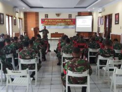 Kodim Jayapura Apel Kesiapan Danramil dan Babinsa untuk PPKM Mikro