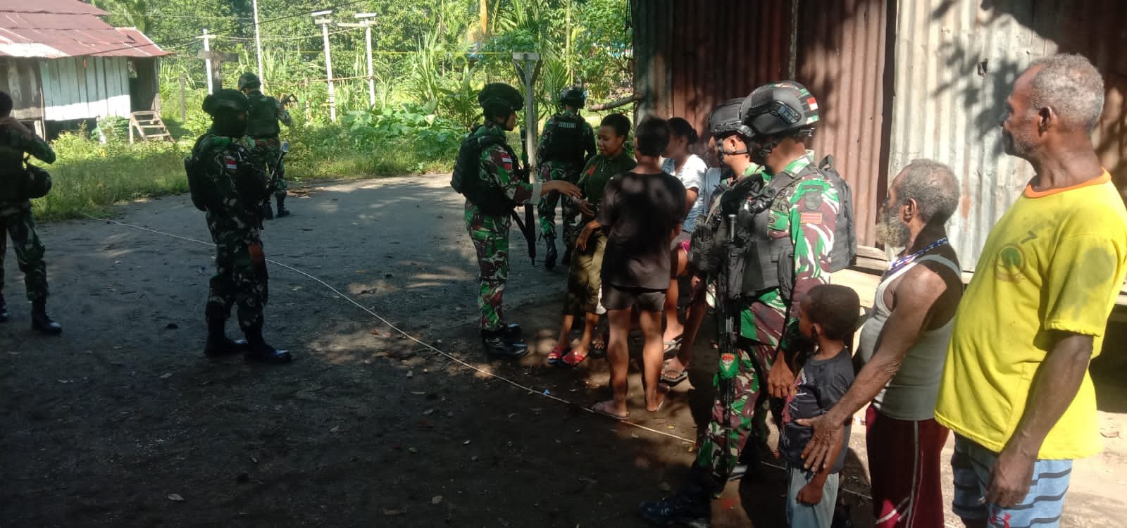 Jelang Purna Tugas, Satgas Kodim Yalimo Maksimalkan Komsos dengan Tokoh Pemuda dan Warga