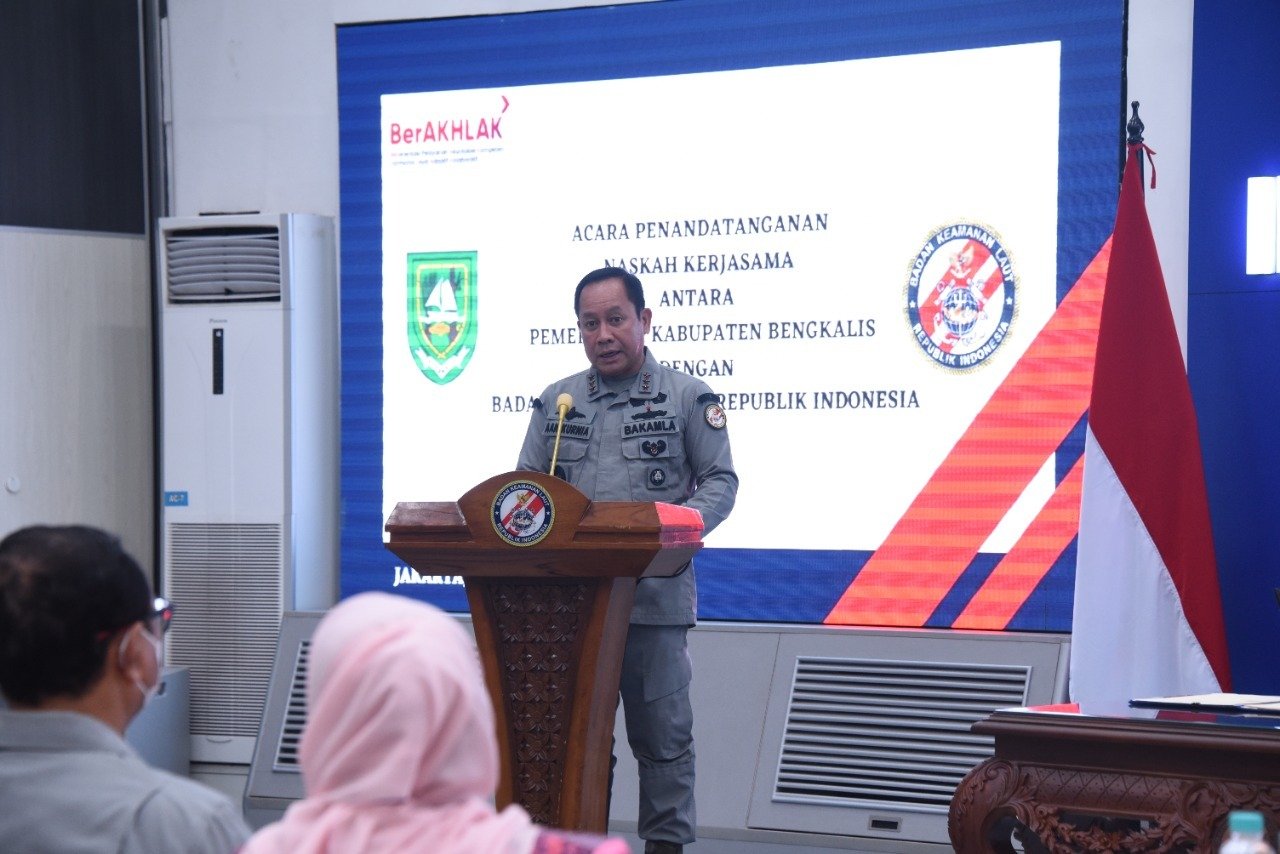 Bakamla RI Bangun Sistem Pemantauan Maritim Nasional di Bengkalis