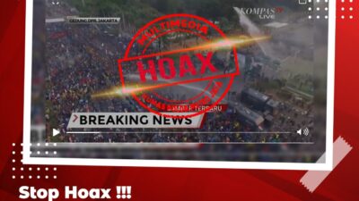 Polda Metro Jaya Tegaskan Foto Demo Buruh di Depan DPR MPR Hoax