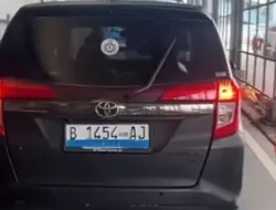 Toyota Calya pakai stiker mobil listrik, sopir kena jerat hukum