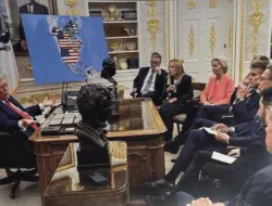 Trump unggah peta AS dengan Greenland, Kanada, dan Venezuela