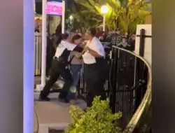 Video: Pekerja Knott’s Berry Farm yang terluka menahan pengunjung, kerumunan bertepuk tangan